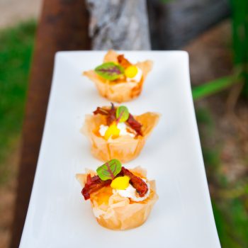 Goats cheese Canapes